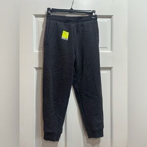 TEK GEAR Ultrasoft Fleece Joggers Dark Heather Gray Boys Small (8) NWT